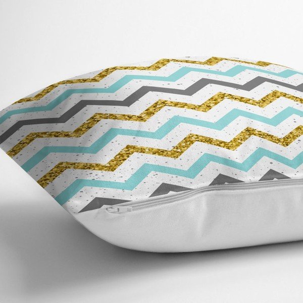 Poszewka na poduszkę Minimalist Cushion Covers Multi Zig Zag, 45x45 cm-image-1