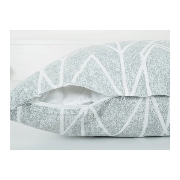 Szara pościel jednoosobowa z kory 140x200 cm Gray Stripes – B.E.S.-image-2