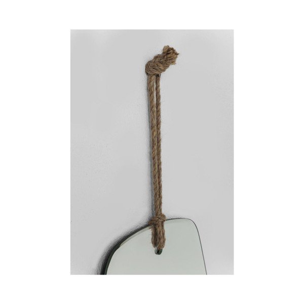 Lustro wiszące w srebrnej ramie Kare Design Shape-image-2