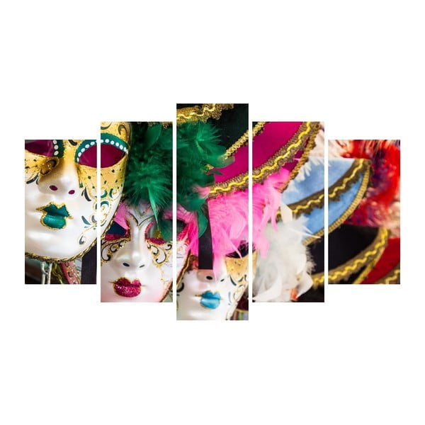 Wieloczęściowy obraz na płótnie Carneval Mask