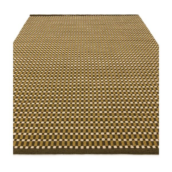 Dywan z mieszanki wełny tkany ręcznie w kolorze khaki 200x290 cm Ember – MADE-image-4