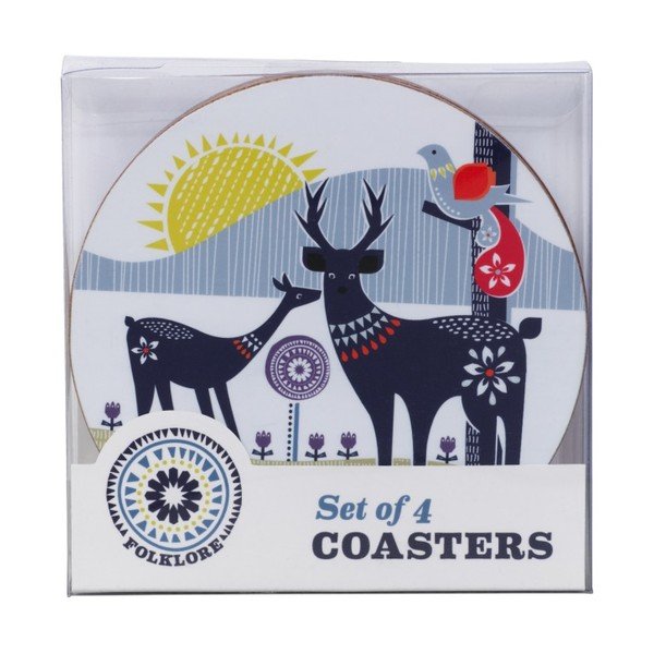 Zestaw 4 podkładek Folklore Coasters-image-2