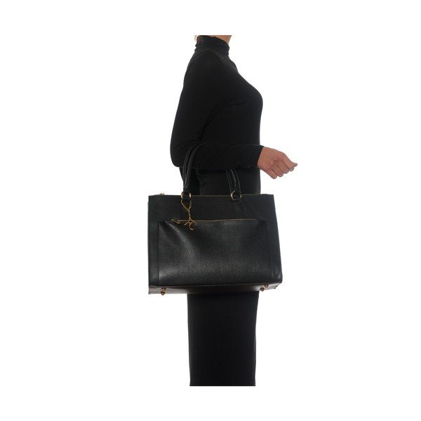 Skórzana torebka Renata Corsi 444 Nero-image-1