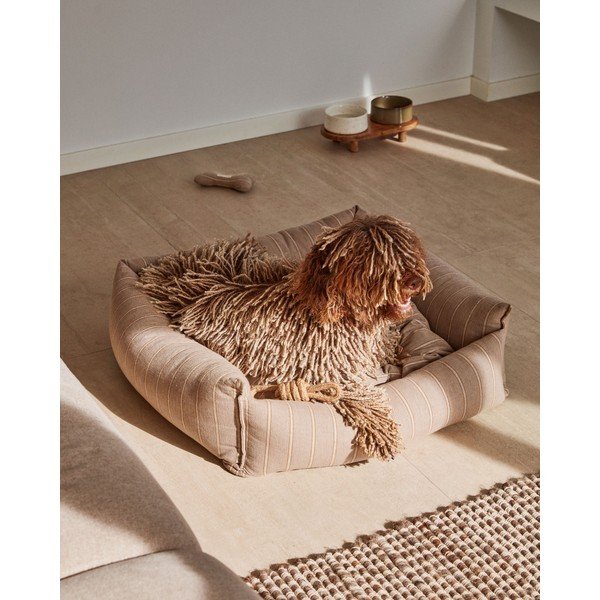 Brązowe legowisko dla psa 75x75 cm Toby – Kave Home-image-3