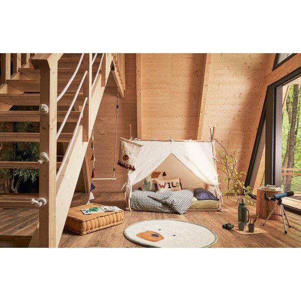 Kremowy dywan dziecięcy ø 100 cm Zelda – Kave Home-image-3