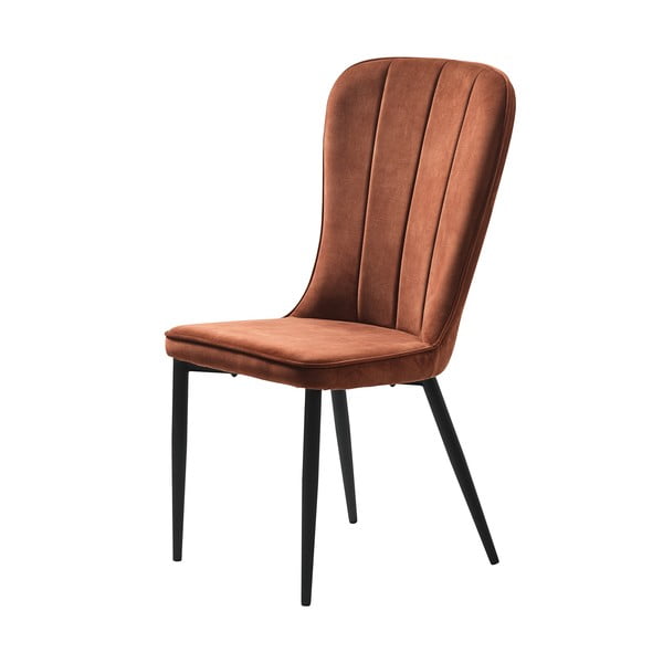 Pomarańczowe krzesło do jadalni Unique Furniture Hudson