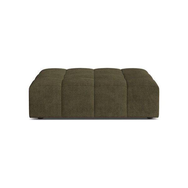 Podnóżek z tkaniny szenilowej w kolorze khaki Chicago – Cosmopolitan Design
