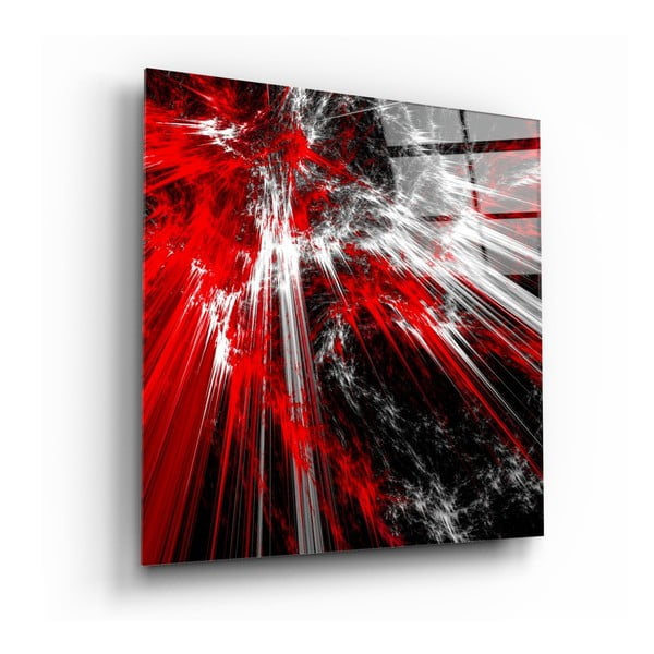Szklany obraz Insigne Red Blast, 40x40 cm