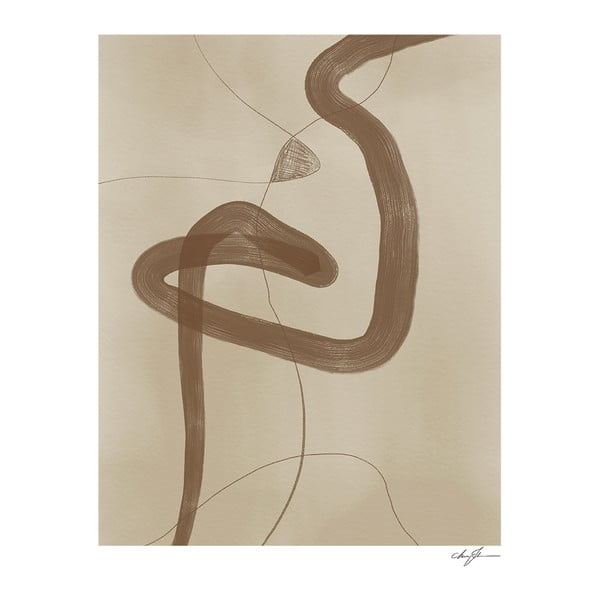 Plakat 70x100 cm Two ways – Anna Johansson – The Poster Club