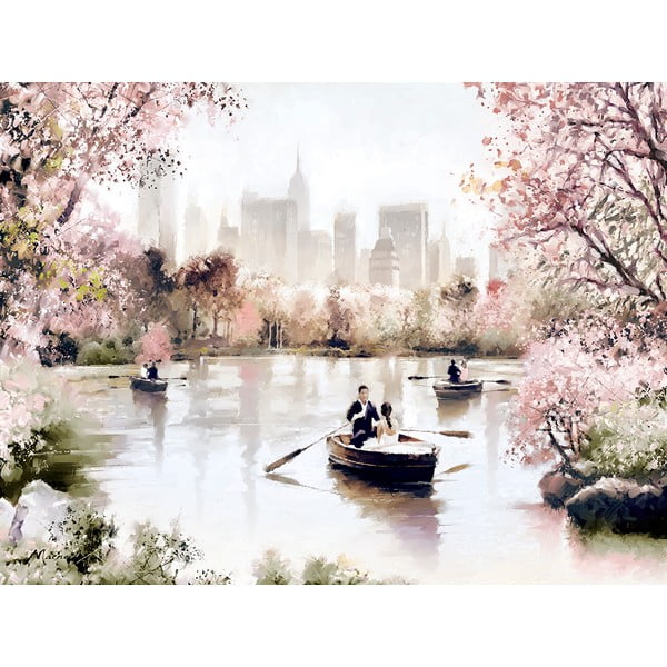 Obraz Styler Canvas Romantic Lake, 85x113 cm