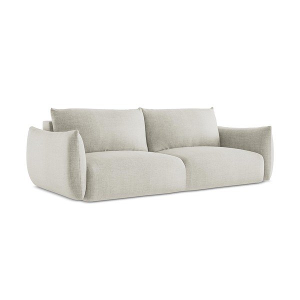 Beżowa rozkładana sofa 230 cm Leila – Makamii-image-2