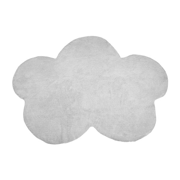 Szary dywan bawełniany Happy Decor Kids Cloud, 160x120 cm