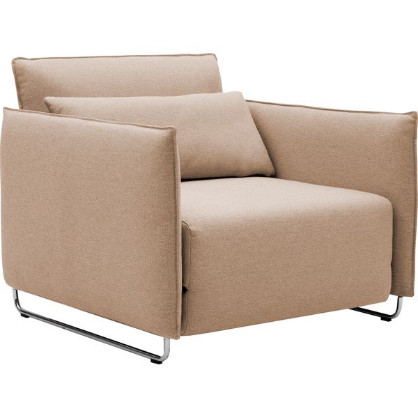 Beżowy rozkładany fotel Softline Cord-image-2