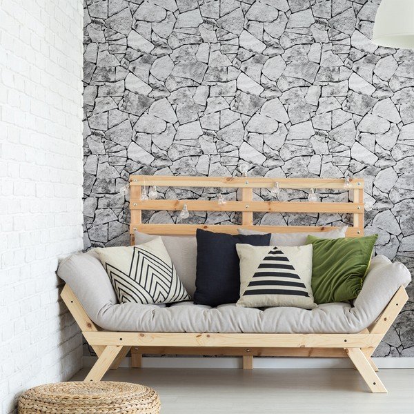 Naklejka dekoracyjna na ścianę Ambiance Stones of Iceland, 60x60 cm-image-1
