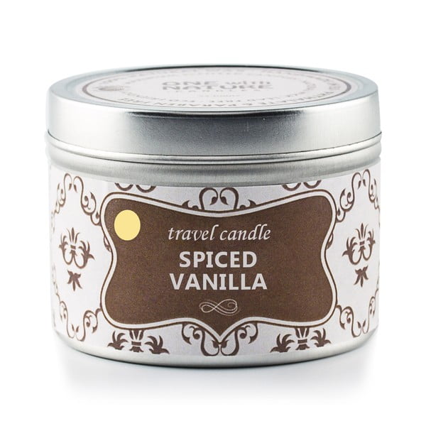 Świeczka zapachowa w puszce Spiced Vanilla, 25 godzin palenia