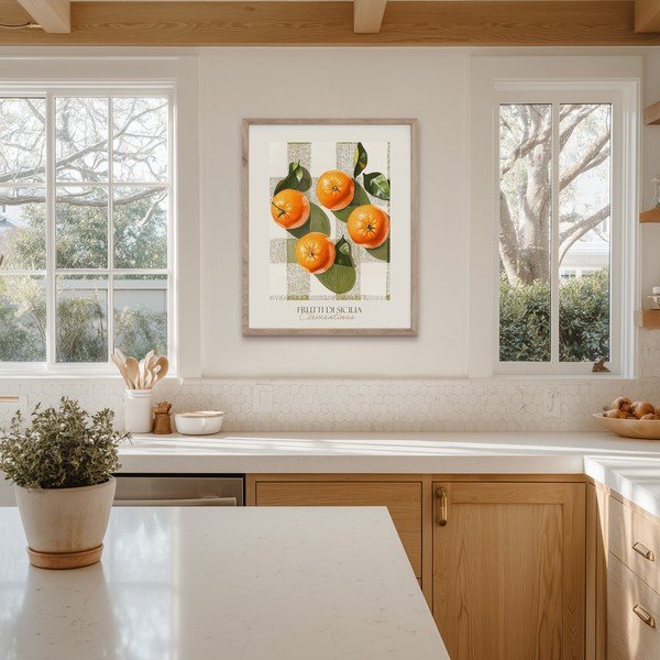 Obraz drukowany z ramą w zestawie 40x50 cm Mandarines  – Styler-image-3