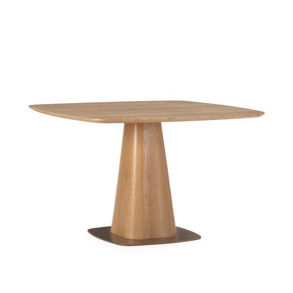 Stół w dekorze dębu 120x120 cm Etel – MOME