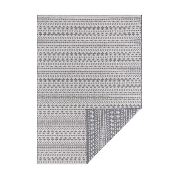 Szaro-biały dywan odpowiedni na zewnątrz Ragami Kahira, 120x170 cm