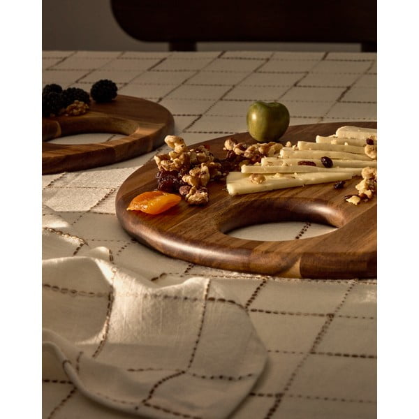Drewniana deska do serwowania ø 30,5 cm Klot – Kave Home-image-3