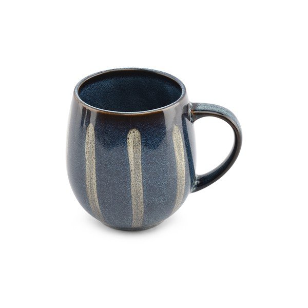 Niebieski kamionkowy kubek 430 ml Muggies – Salt&Pepper-image-2