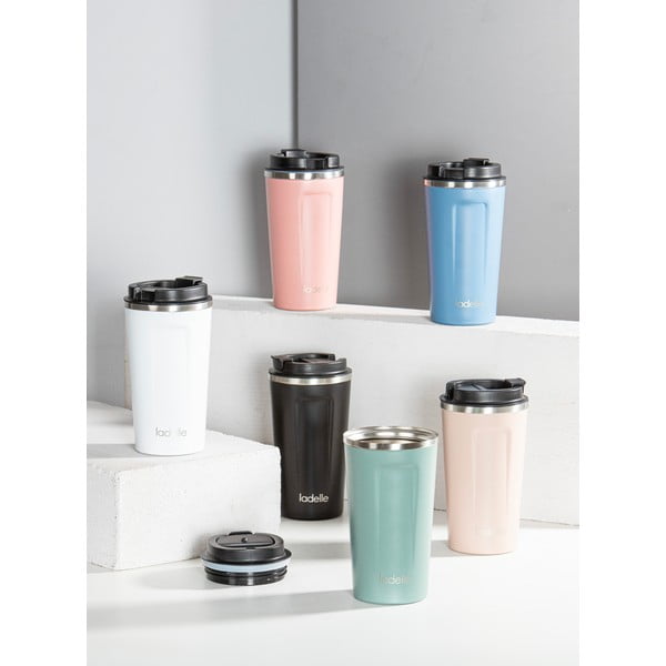 Niebieski kubek termiczny 350 ml Eco – Ladelle-image-3