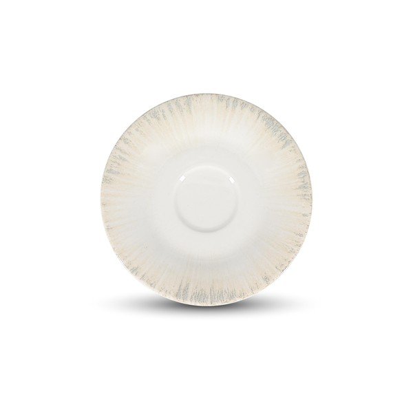 Jasnoszary porcelanowy spodek ø 14 cm Nuance – BonBistro