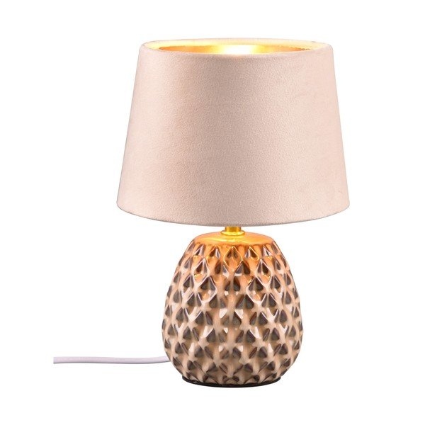 Beżowa lampa stołowa (wys. 27 cm) Ariana – Reality-image-2