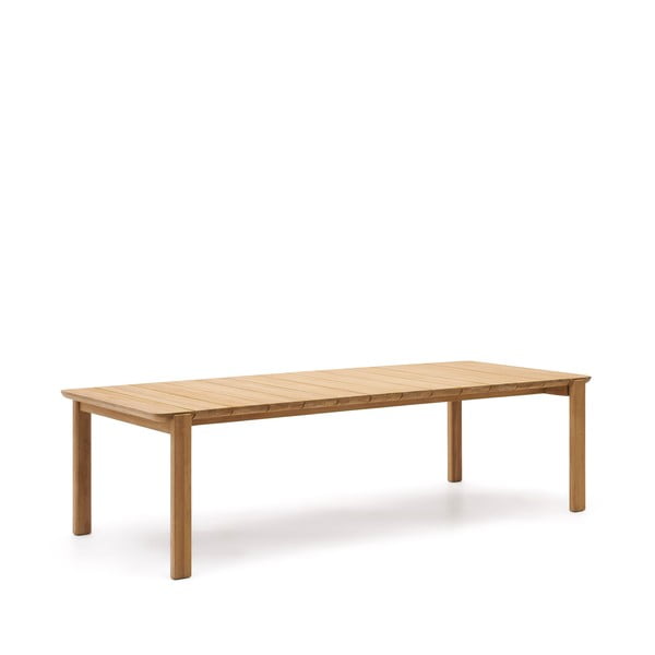 Stół ogrodowy z litego drewna dębowego 102x220 cm Icaro – Kave Home