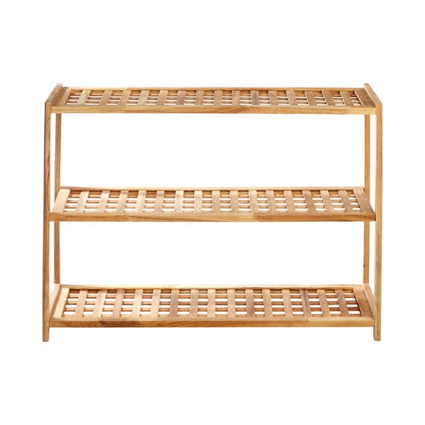 Szafka na buty z litego drewna orzechowego w naturalnym kolorze – Premier Housewares-image-2