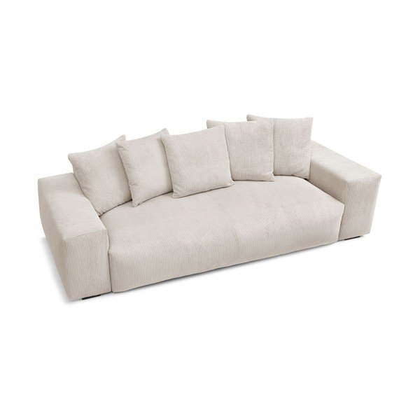 Kremowa sztruksowa sofa 280 cm Voltaire – Bobochic Paris-image-3