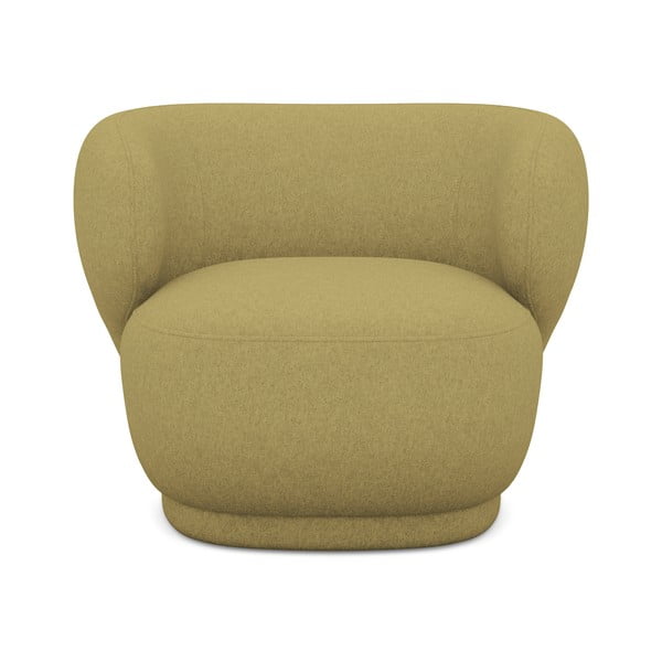 Musztardowy fotel Hina – Makamii-image-1