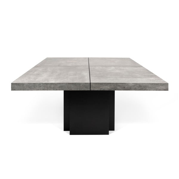Stół do jadalni z betonowym blatem TemaHome Dusk, 130x130 cm