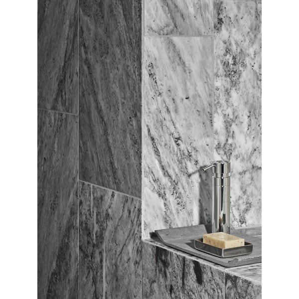 Ścienny dozownik do mydła ze stali nierdzewnej w kolorze srebra z połyskiem 100 ml Nexio – Blomus-image-4