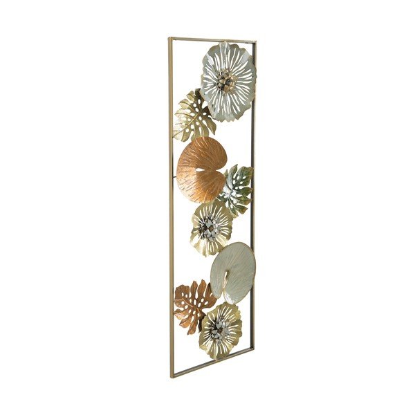 Metalowa dekoracja ścienna 31,5x90 cm Leaf – Mauro Ferretti-image-3