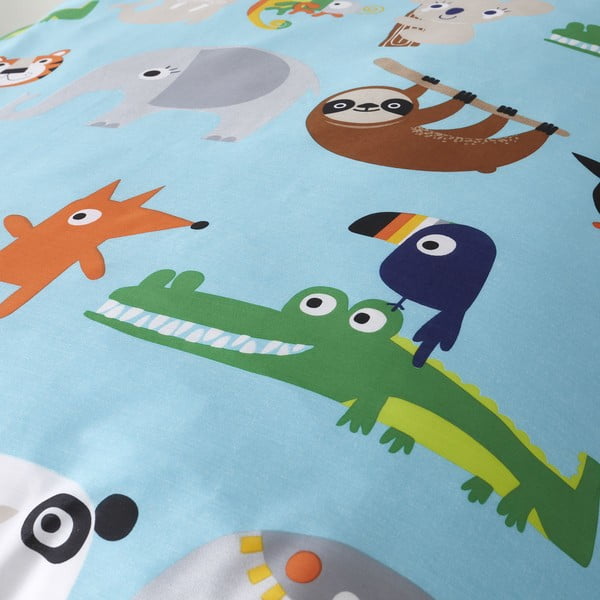 Dziecięca pościel z motywem zwierząt Catherine Lansfield, 135x200 cm-image-3