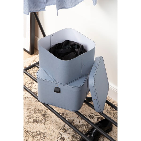 Kartonowe pojemniki z pokrywką zestaw 2 szt. Ludvig – Bigso Box of Sweden-image-3