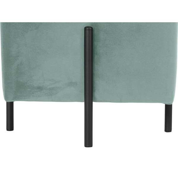Aksamitny taboret w kolorze miętowym Nolan – Støraa-image-1