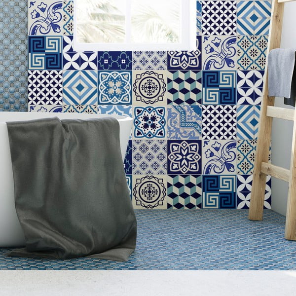 Zestaw 15 naklejek Ambiance Seaside, 20x20 cm-image-3