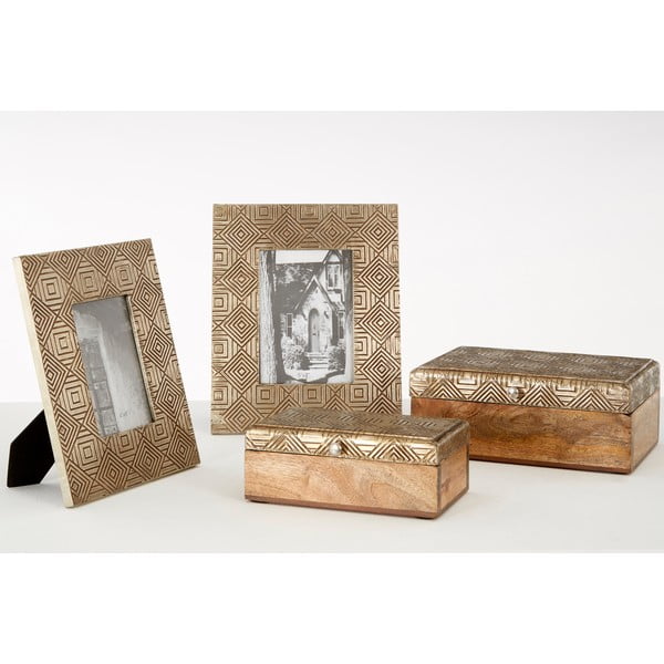 Drewniana tamka w kolorze złota 23x28 cm Bowerbird – Premier Housewares-image-1