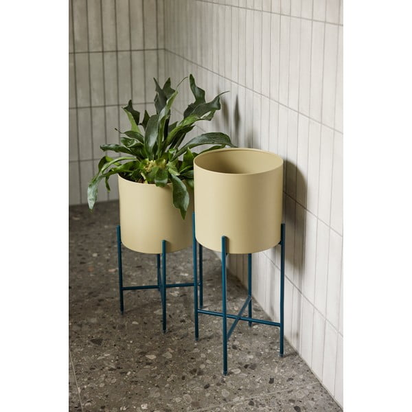 Metalowe osłonki na doniczki zestaw 2 szt. ø 25 cm Airy – Hübsch-image-2