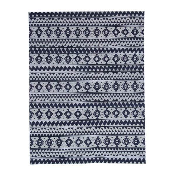 Niebieski ręcznie tkany dywan Dywan Kayoom Linea 322 Blau, 160x230 cm