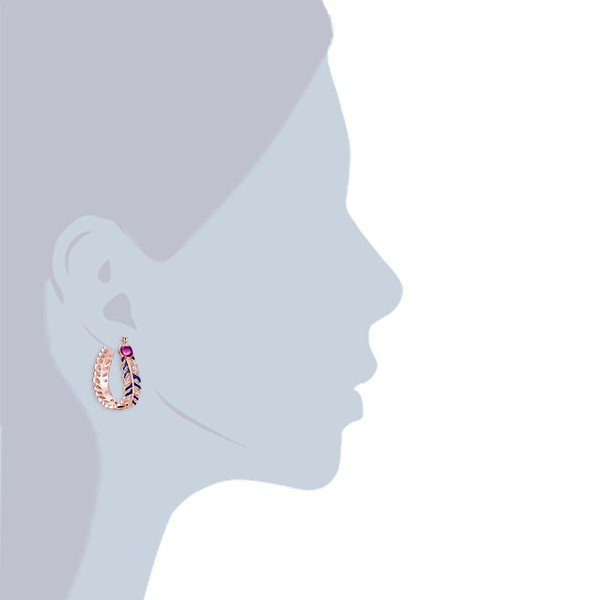 Kolczyki z kryształami Swarovski Lilly & Chloe Jolene-image-2