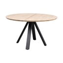 Okrągły stół z blatem z drewna dębowego ø 130 cm Carradale – Rowico