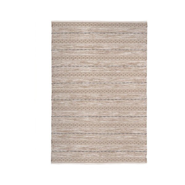Beżowy bawełniany dywan odpowiedni do prania 140x200 cm – Casa Selección