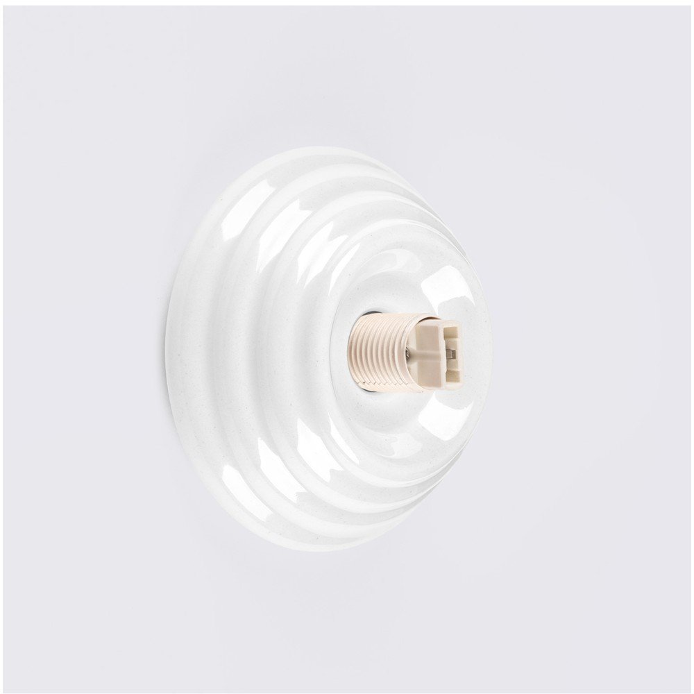 Biały kinkiet ceramiczny ø 12 cm Farsa – Sollux (zdjęcie 3)