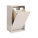 Jasnoszary ścienny kosz na pranie Laundry Box – ReCollector