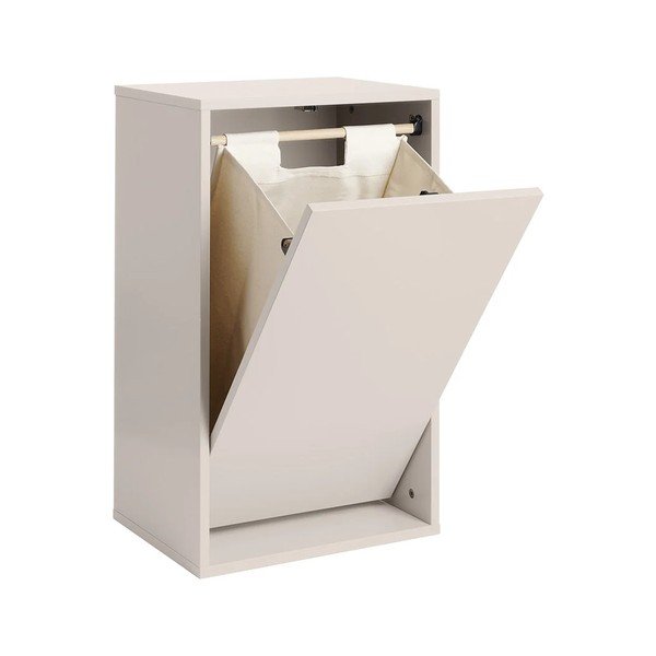 Jasnoszary ścienny kosz na pranie Laundry Box – ReCollector