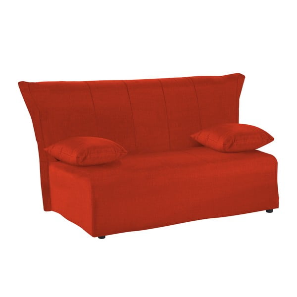 Czerwona rozkładana sofa trzyosobowa 13Casa Cedro