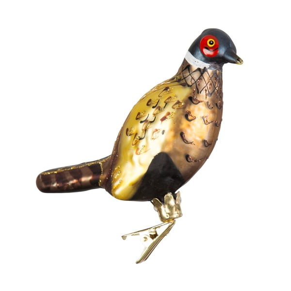 Szklana ozdoba świąteczna wykonana ręcznie 18,5 cm Bird – Sass & Belle