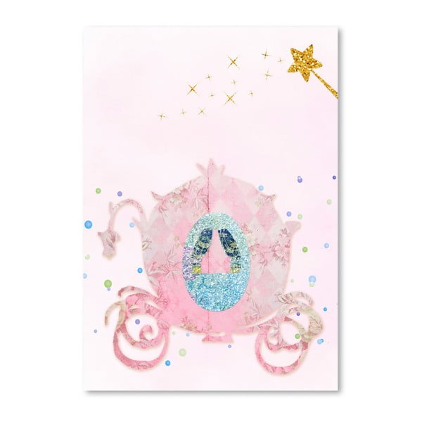 Plakat Americanflat Chariot in Pink, 30x42 cm